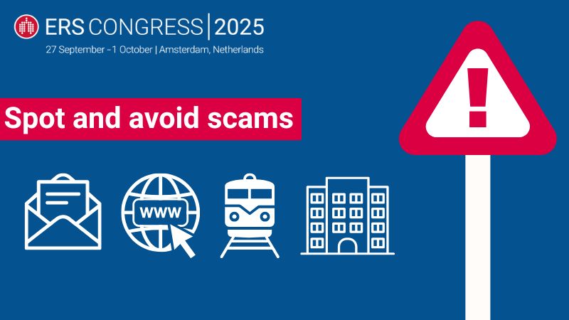 Top tips on how to avoid scams linked to the ERS Congress 2025 - preview image