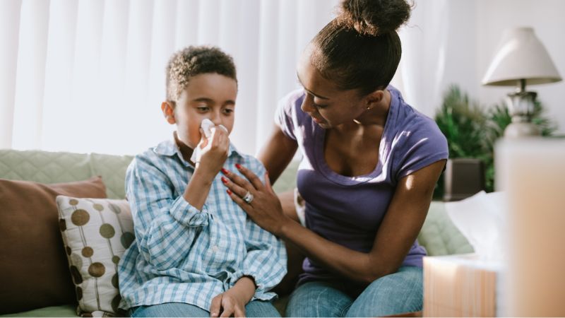 Saline nasal drops reduce the duration of the common cold in young children by two days - preview image