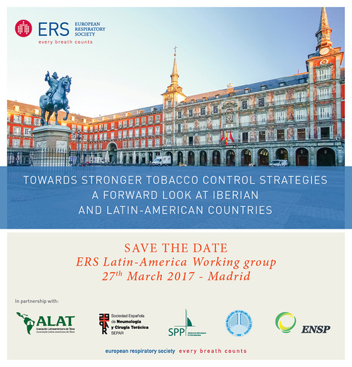 Register to attend the ERS event on tobacco control strategies in Iberian and Latin-American countries - preview image