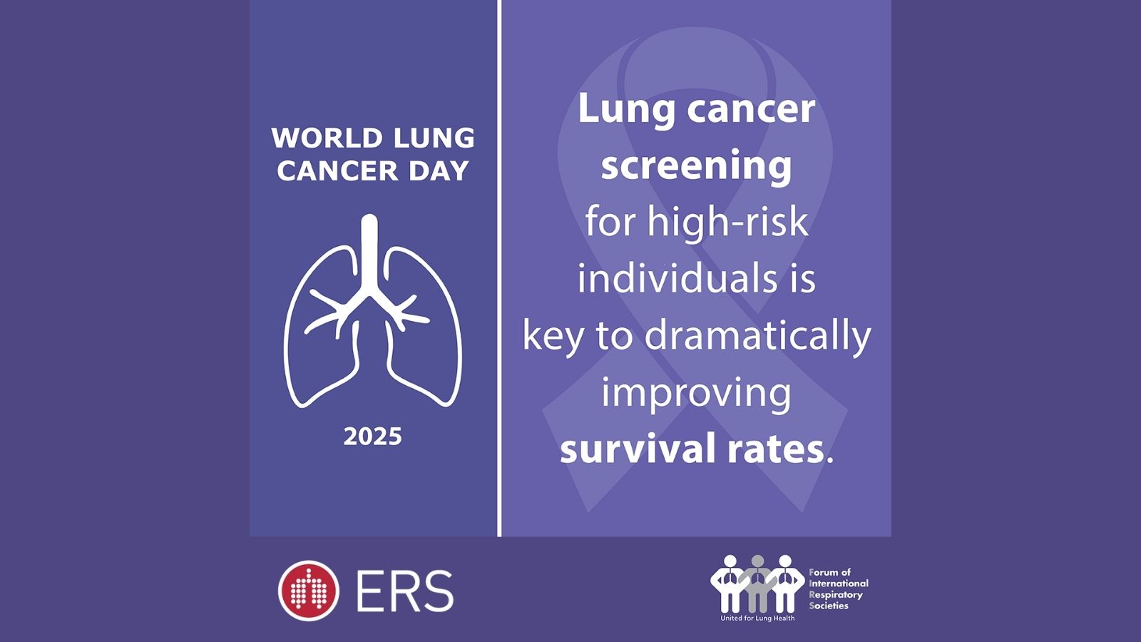 International respiratory experts use World Lung Cancer Day to stress the importance of lung cancer screening and risk factor awareness - preview image