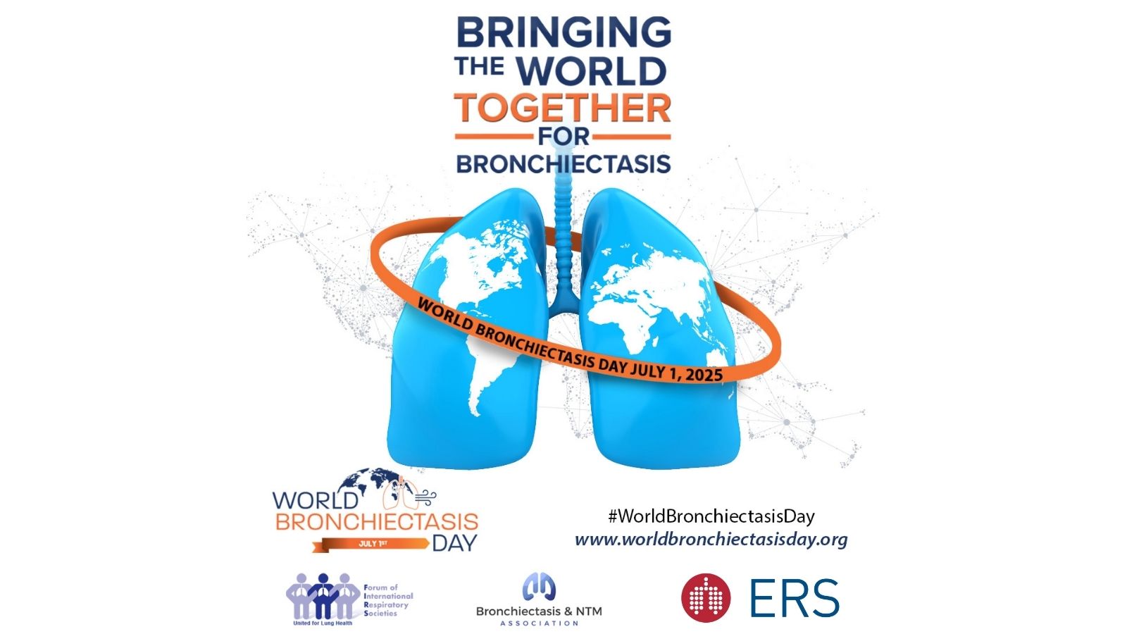 International respiratory societies unite on World Bronchiectasis Day 2025 to urge global awareness and collaboration - preview image